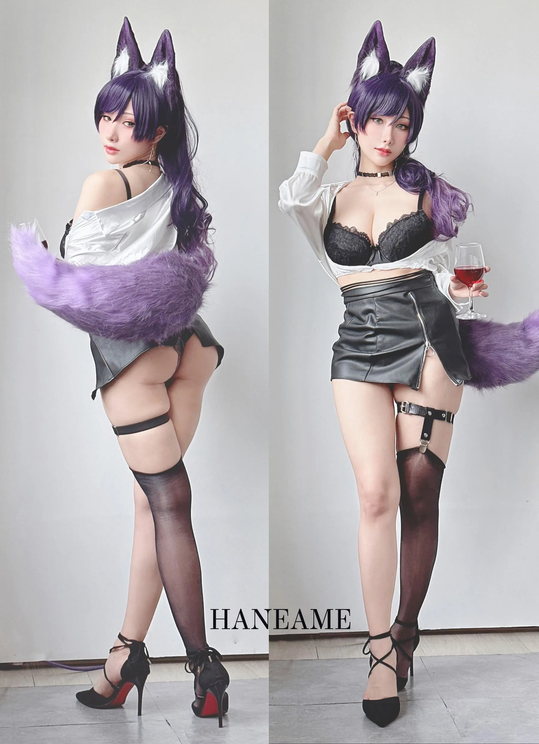 雨波_HaneAme – NO.192.2023年06月新品订阅4套视频-Seki Sexy OL Foxy [51P]插图5